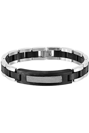 Silvego Pánský náramek z chirurgické oceli 21,5 cm TJW040B