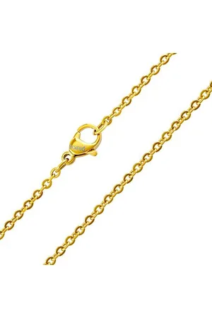 Silvego Pozlacený řetízek Anker Roma z chirurgické oceli 2 mm KMM24329