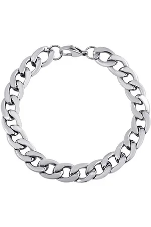 Silvego Náramek PANCR - CURB 10 mm z chirurgické oceli KMM108014