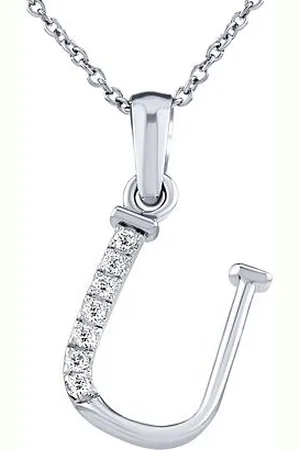 Silvego Stříbrný náhrdelník s přívěskem písmene U s Brilliance Zirconia ZT191003NU