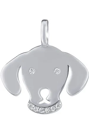 Silvego Stříbrný přívěsek Roxy ve tvaru psa s Brilliance Zirconia JJJ0626P