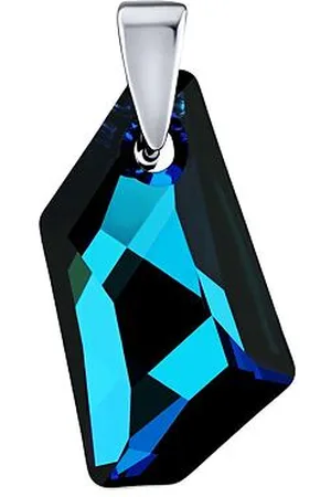 Silvego Stříbrný přívěsek De-Art Bermuda Blue se Swarovski® Crystals LSW179P