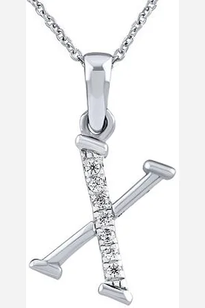 Silvego Stříbrný náhrdelník s přívěskem písmene X s Brilliance Zirconia ZT191003NX