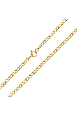 Silvego Zlatý řetízek Curb Pancr ze žlutého zlata s broušenými očky - 2,7 mm FNN1193NGY