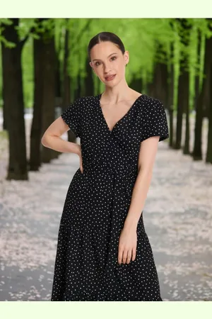 Sinsay Midi šaty s leopardím potiskem