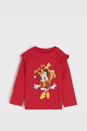 Sinsay Tričko s dlouhými rukávy Mickey Mouse