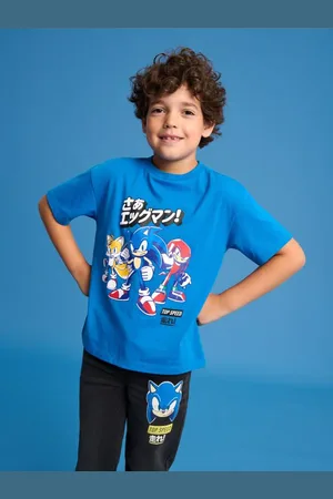 Sinsay Tričko s dlouhými rukávy Sonic the Hedgehog