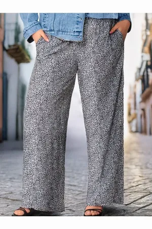 Sinsay Kalhoty wide leg PLUS SIZE