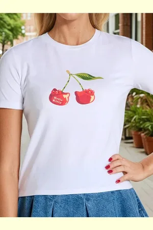 Sinsay Tričko s dlouhými rukávy Hello Kitty