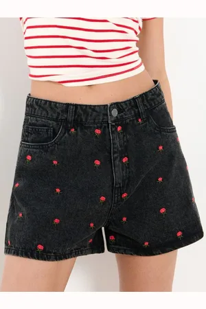 Sinsay Džínové kraťasy high waist