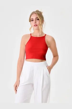 Sinsay Crop top na ramínka