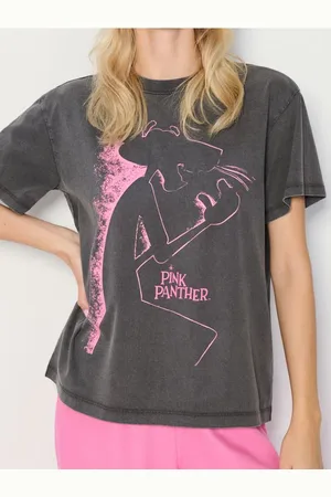 Sinsay Tričko oversized Pink Panther