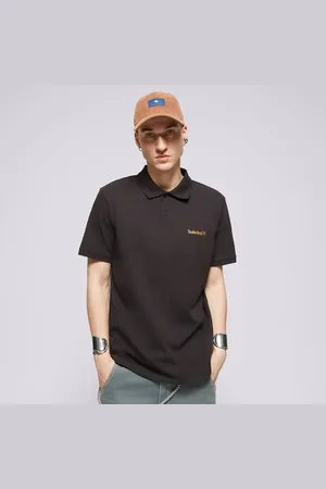 Timberland Small Logo Print Tričko Černá