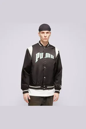 PUMA Team Varsity Jacket Černá