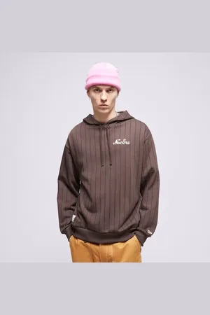 New Era S Kapucí Ne Pinstripe Os Hnědá