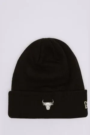 New Era Metallic Beanie Bulls Chicago Bulls Blk Černá