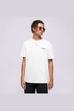 Timberland Small Logo Print Tee Bílá