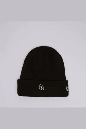 New Era Metallic Beanie Nyy New York Yankees Blk Černá