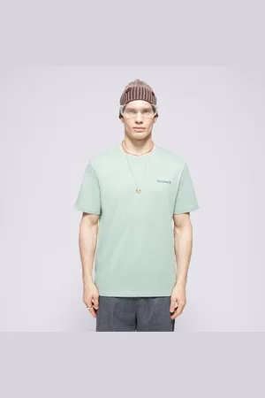Timberland Small Logo Print Tee Zelená