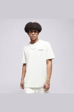 Timberland Small Logo Print Tee Bílá