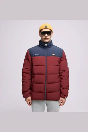 Ellesse Nebula Brgnd/navy Padded Jacket Bordová