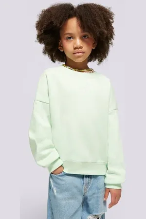 Jordan Icon Play Oversized Crew Girl Zelená
