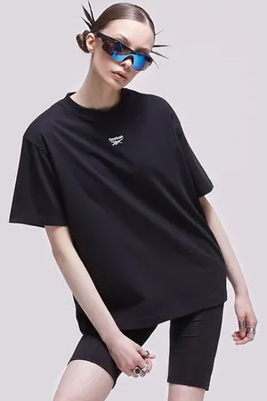 Reebok Cl Ae Relaxed Fit Tee Černá