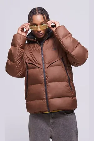 Nike M Nk Sf Wr Pl-Fld Hd Jkt Hnědá