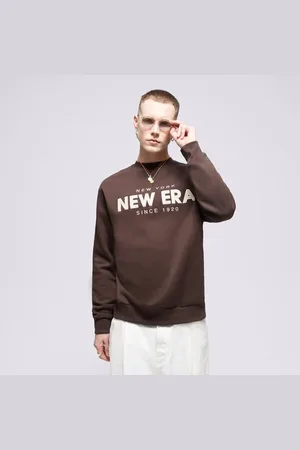 New Era Ne Wordmark Crew Neck Hnědá