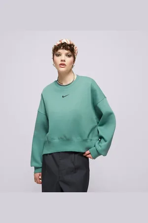 Nike W Nsw Phnx Flc Oos Crew Zelená