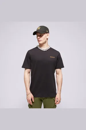 Timberland Small Logo Print Tee Černá