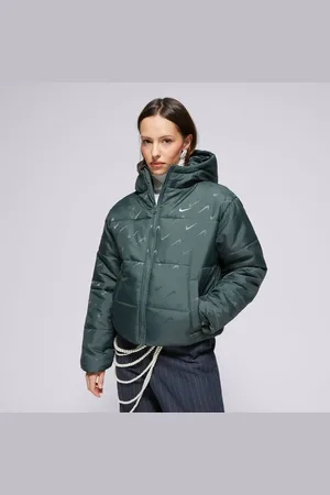 Nike Péřová W Nsw Tf Snfl Nk Clsc Pfr Aop Zelená