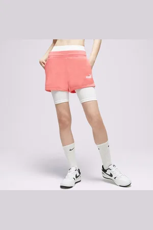 PUMA Ess 4" Sweat Shorts Tr (S) Růžová