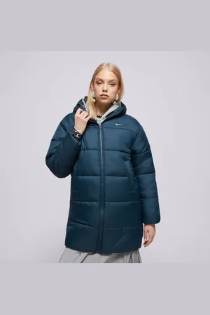 Nike Kabát W Nsw Tf Snfl Nk Clsc Prka Modrá