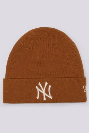 New Era Le Beanie Nyy Brw New York Yankees Hnědá