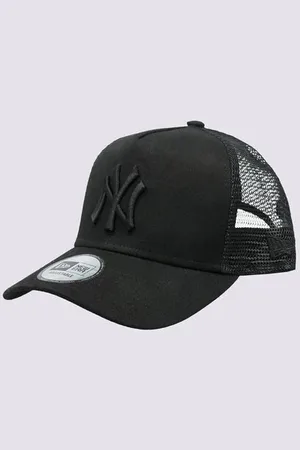 New Era Mlb Trucker Nyy New York Yankees Blkblk Černá