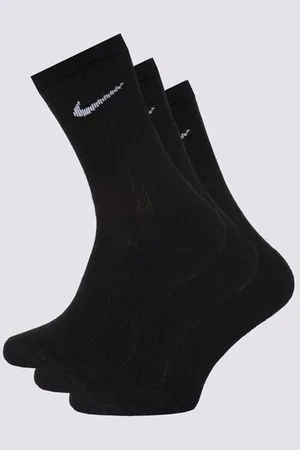 Nike 3Ppk Value Cotton Crew Černá