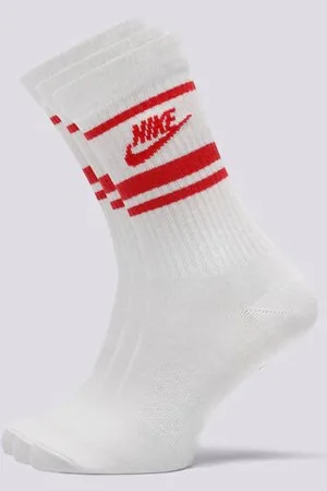 Nike Essential Stripe Socks (3 Packs) Bílá