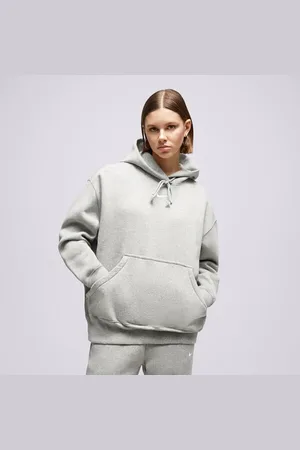 Nike S Kapucí W Nsw Phnx Flc Os Po Hoodie Šedá