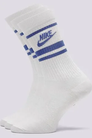 Nike Essential Stripe Socks (3 Packs) Bílá