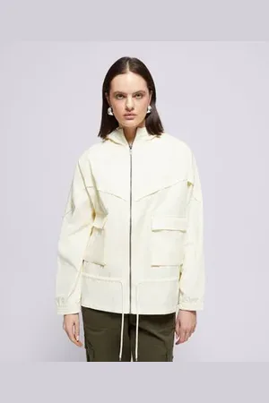 Nike W Nsw Icn Clsh Jkt Wr Canvas Béžová