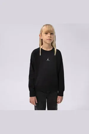 Jordan Essentials Crew Girl Černá