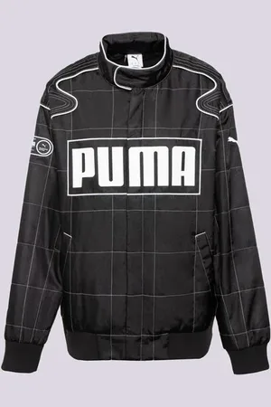 PUMA Relaxed Racer Jacket Černá