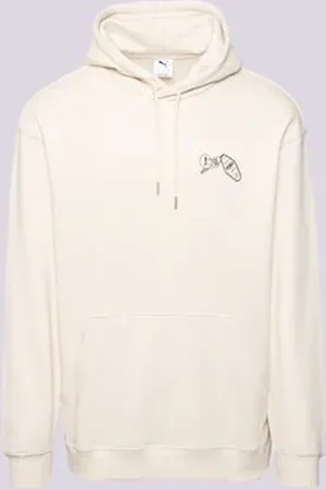 PUMA S Kapucí Graphics Hotel Hoodie Tr Bílá