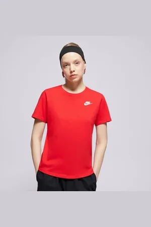Nike W Nsw Club Ss Tee Červená