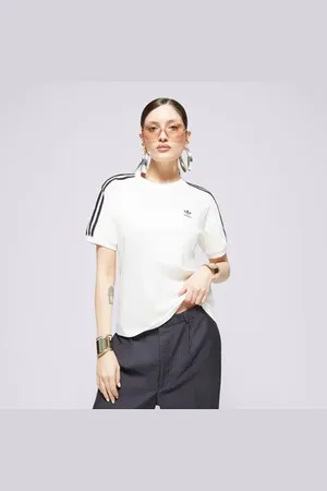 adidas 3 Stripe Tee Bílá