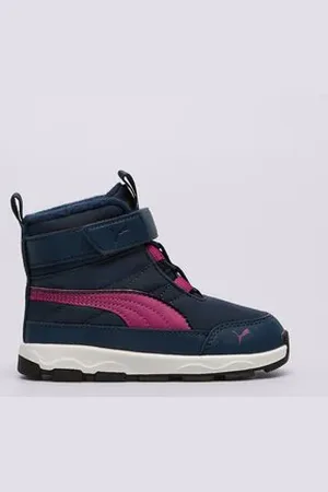 PUMA Evolve Boot Ac+ Inf Tmavomodrá
