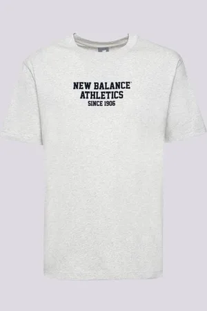 New Balance Varsity Graphic Tričko Šedá