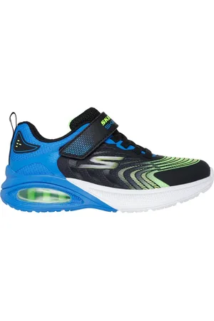 Skechers Chlapci Microscope Max Advance - Vortivox Shoes v Cerná/Limetková