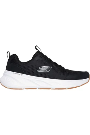 Skechers Muži Edgeride Shoes v Černá/Bílý